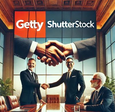 объединение Getty Images и Shutterstock